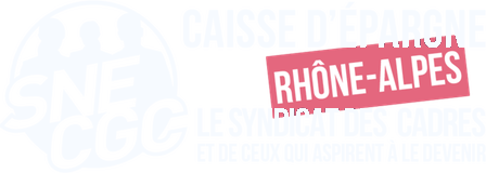Logo SNE-CGC Caisse d'Épargne Rhône-Alpes
